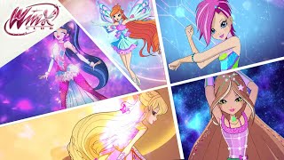 ALL WINX TRANSFORMATIONS IN SEASON 8  WINX CLUB [upl. by Ekal]