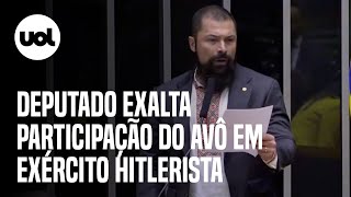 Paulo Bilynskyj Deputado exalta participação de avô em exército de Hitler durante sessão da Câmara [upl. by Eecyac539]