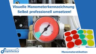 Manometer einfach selbst kennzeichnen und visualisieren [upl. by Ednargel580]