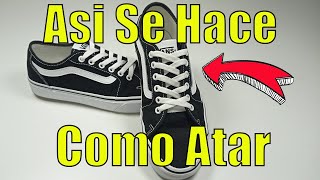 ⭐✅ Como Atar Los Cordones de las Zapatillas ⭐✅ Cordones Playeros paso a paso [upl. by Giamo10]