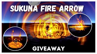 GIVEAWAY Sukunas Fire Arrow Fuga  Roblox Studio [upl. by Camilia]