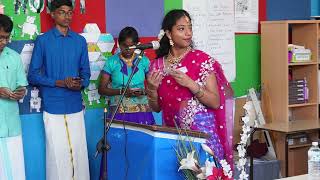 Balar Malar Seven Hills Tamil School Mrs Bharathi Baskar and Mr Kalanidhi Sri Prasanthan 2024  P1 [upl. by Ammej104]