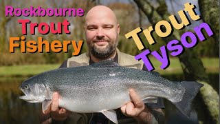 Rockbourne Trout Fishery Competition  I Catch Trout Tyson Incredible Hard Fighting Blue Trout [upl. by Stefano]