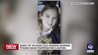 Body of missing woman found near Farmington Canyon [upl. by Annahpos]