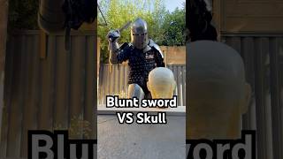 How deadly is a blunt sword buhurt combatsport sword test [upl. by Nannah]