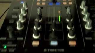 Pioneer DJMT1 MIDI mapped with Serato Scratch Live [upl. by Tterrab274]