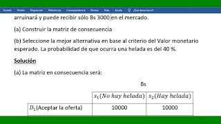 PROBLEMAS DE VALOR MONETARIO ESPERADO [upl. by Lannie]