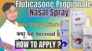 Fluticasone propionate nasal spray  Fluticasone nasal spray  Furamist nasal spray how to use [upl. by Daniella]