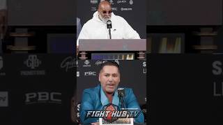 ELLERBE RIPS DE LA HOYA AT GERVONTA DAVIS VS RYAN GARCIA PRESS CONFERENCE [upl. by Zeta]