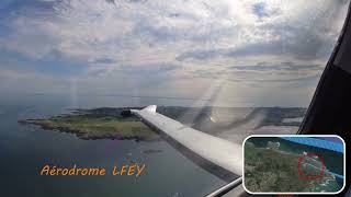 Scenic flight around ile dyeu [upl. by Rafael317]