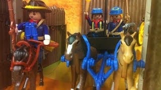 Playmobil Western Fort des soldats [upl. by Ellinehc]