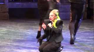 Lady Gaga Injured Herself During Scheiße Live Montreal 2013 HD 1080P [upl. by Aela]