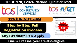 TCS NQT 2024  TCS NQT For Any Graduates  TCS NQT Full Detail In One Video [upl. by Alikat]