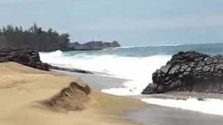 Lumahai Beach and Surf on Kauai  Hawaii [upl. by Zoe670]