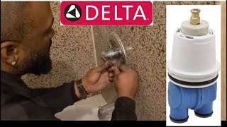 How to replace a Delta Shower Cartridge [upl. by Edmund]