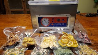 Dehydrated fruits and veggies and the vacuum chamber [upl. by Llirred]