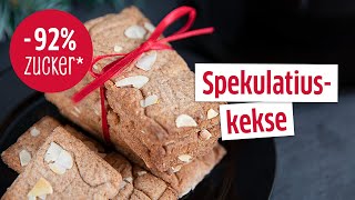 Spekulatius  REZEPT OHNE ZUCKER  Spekulatius selber machen [upl. by Pyszka631]