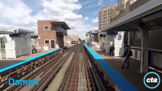 CTA Ride the Rails Blue Line to OHare in Real Time 2015 [upl. by Jago]