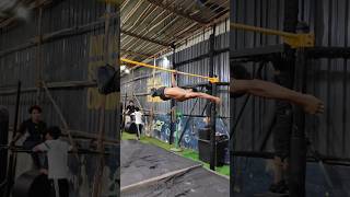 Calisthenics strength move 💪 shorts calisthenics motivational viralvideo youtubeshorts [upl. by Einuj]