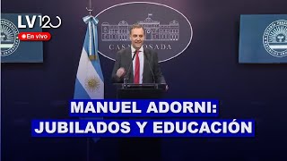 MANUEL ADORNI JUBILADOS EDUCACIÓN Y DENGUE [upl. by Sirac350]