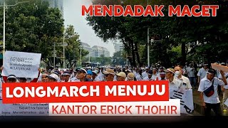 MENDADAK MACET ‼️ Karyawan Indofarma Longmarch Menuju Kementrian BUMN [upl. by Cacilia]