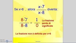 esistenza e annullamento di una frazione algebrica [upl. by Ymeraj]