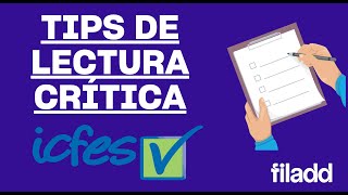 Tips de Lectura Crítica para el ICFES Prueba Saber 11°  Filadd [upl. by Derron]