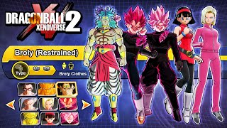 NEW DLC 17 CHARACTERS UNLOCKED  DB Xenoverse 2 ALL Future Saga Skills Movesets amp Voices Gameplay [upl. by Ave]