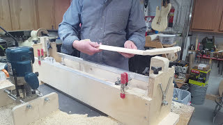 Neck Shaping Jig  Nielsen Custom Guitars [upl. by Nyladnor]