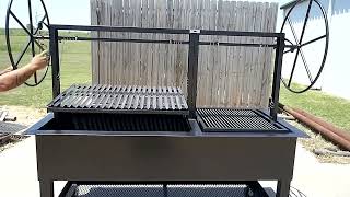 Split Commercial Santa Maria Grill for a Food Truck [upl. by Nomis378]