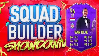 FIFA 19 SQUAD BUILDER SHOWDOWN PLAYER OF THE YEAR VAN DIJK [upl. by Mellisa149]