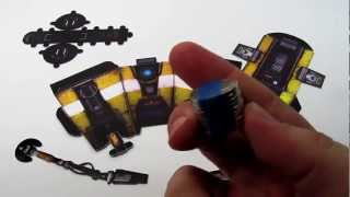 Official BradyGames Borderlands 2 Claptrap Paper Fold Assembly Video [upl. by Gorga61]