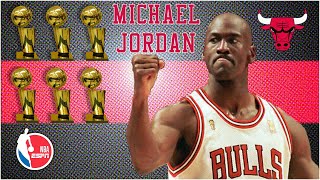 Michael Jordans legendary NBA Finals performances with the Bulls  NBA Highlights on ESPN [upl. by Znerol]