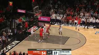 Auburn Mens Basketball Offensive Highlights vs Notre Dame [upl. by Nnylav]