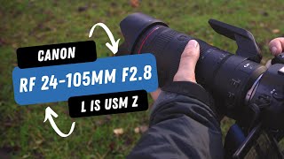 Canon RF 24105mm F28 L IS USM Z Lens  Taking the best from Canons RF Cinema amp Broadcast lenses [upl. by Ayekal]