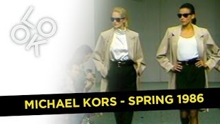 Michael Kors Spring 1986 Fashion Flashback [upl. by Pascia666]