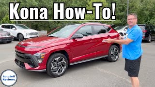 2024 Hyundai Kona Tutorial Buttons Features Ultimate HowTo [upl. by Ainel421]