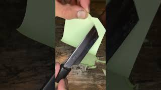 Satisfying Sharpness fyp knife knifesharpening satisfying [upl. by Isaac]