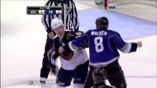 Eric Boulton vs Matt Walker Jan 23 2010 [upl. by Hayman]