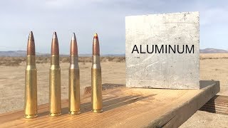 HOW STRONG IS ALUMINUM vs 50CAL [upl. by Egiedan]