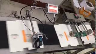 Meenjet MX1 Printer Inkjet Coding with Paging Conveyor [upl. by Adnorahs562]