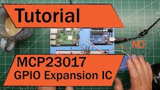 How to connect the MCP23017 GPIO Expander to an Arduino and Raspberry Pi [upl. by Ponzo]