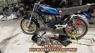 RESTORATION of 2 stroke YAMAHA RX SPECIAL 94 RX KING skin Spek Blayer Style 2024 [upl. by Karlen]