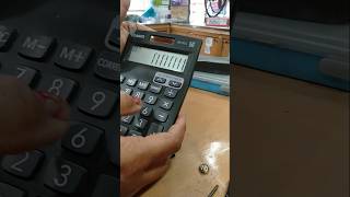 Casio calculator battery replacementshortyoutube [upl. by Imotih]