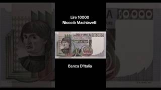 Lire 10000 🇮🇹 Banconota Niccolò Machiavelli monete rare collection euro numismatica lire doc [upl. by Nylisoj]