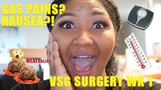 Vertical Sleeve Gastrectomy Surgery VSG Post Op  Week 1 How Im Feeling [upl. by Keyes85]