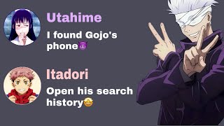 What’s in Gojo’s search historyJujutsu kaisen discord [upl. by Shoifet]