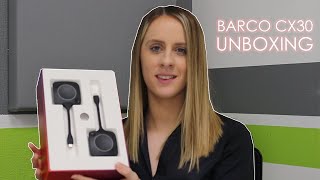 Barco ClickShare CX30 Unboxing [upl. by Ardnalac]