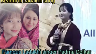 Beautiful Ladakhi song by Famous Ladakhi singer Padma Dolkar ladakhisong ladakhigirl tribalgirl [upl. by Nebe]