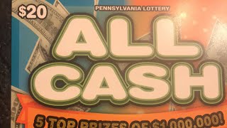 PA Lottery Scratch off Book 600 spend [upl. by Audly]